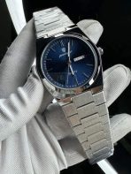 POEDAGAR 930 Luxury Luminous Date Week Quartz Watch Blue