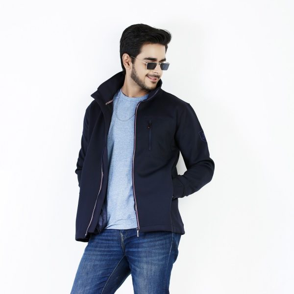 China Winter Jacket Navy