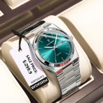 POEDAGAR 930 Luxury Luminous Date Week Quartz Watch Green