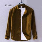 Golden Shirt Band Collar