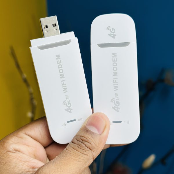 4G LTE WiFi Modem- Support All Bangladesh SIM Cards- White Color